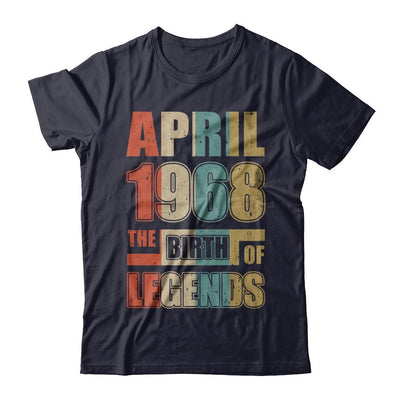 Vintage Retro April 1968 Birth Of Legends 53th Birthday-T-Shirt & Hoodie-Premium T-Shirt-Midnight Navy