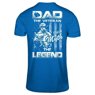 Dad The Veteran The Myth The Legend-T-Shirt & Hoodie-Classic T-Shirt-Royal