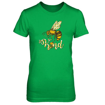 Sunflower Kindness Bee Kind Teacher-T-Shirt & Tank Top-Women's T-Shirt-Irish Green