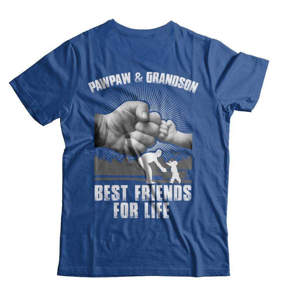 Pawpaw And Grandson Best Friends For Life-T-Shirt & Hoodie-Classic T-Shirt-Royal
