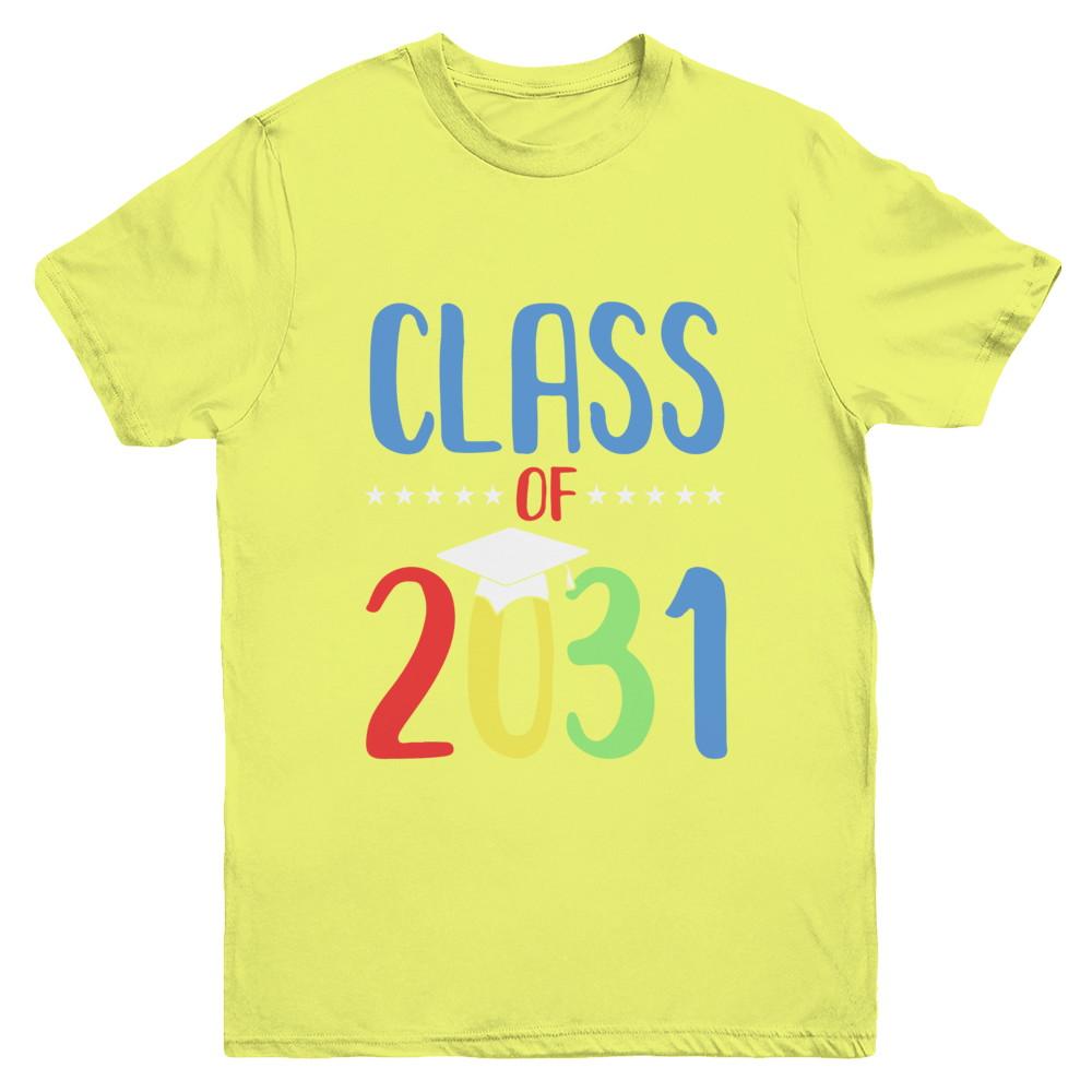 Grow With Me First Day Of School Class Of 2031 Youth-Youth Shirt-Youth T-Shirt-Daisy