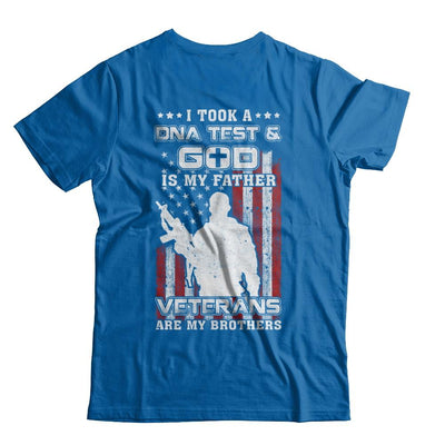 I Took A Dna Test God Is My Father Veterans Brothers-T-Shirt & Hoodie-Classic T-Shirt-Royal