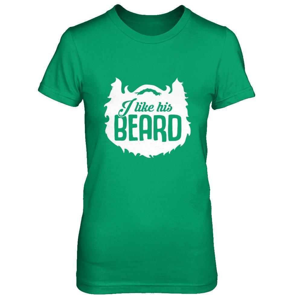 I Like His Beard I Like Her Butt Couple-T-Shirt & Hoodie-Women's T-Shirt-Irish Green