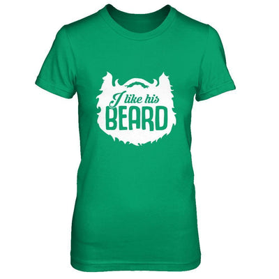 I Like His Beard I Like Her Butt Couple-T-Shirt & Hoodie-Women's T-Shirt-Irish Green