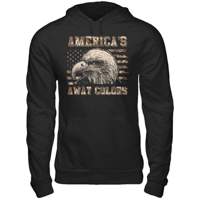 America's Away Colors-T-Shirt & Hoodie-Pullover Hoodie-Black