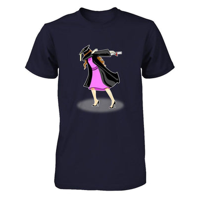 Funny Dabbing Senior College High School Graduation 2018-T-Shirt & Hoodie-Premium T-Shirt-Midnight Navy