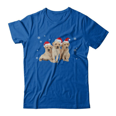 Funny Yellow Labrador Puppies Christmas Dog Gift-T-Shirt & Hoodie-Premium T-Shirt-Royal