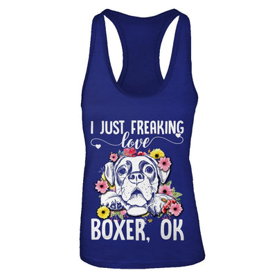 Dog I Just Freaking Love Boxer-T-Shirt & Tank Top-