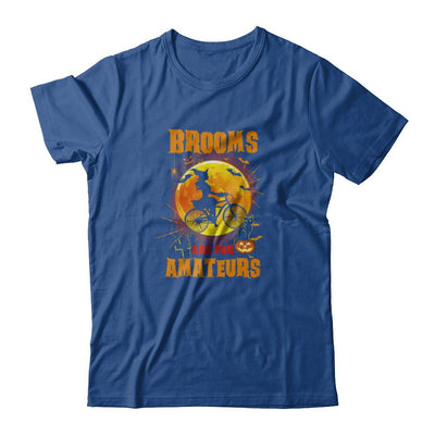 Brooms Are For Amateurs Funny Halloween Bicycle-T-Shirt & Tank Top-Classic T-Shirt-Royal
