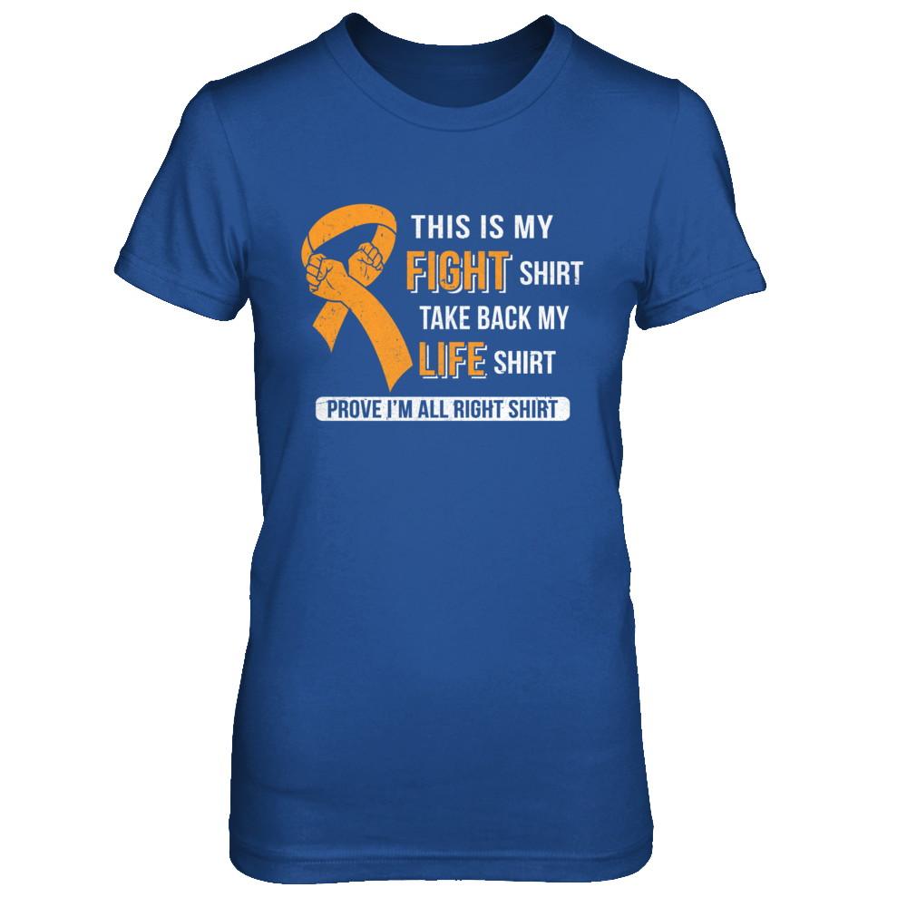 This Is My Fight Multiple Sclerosis Awareness-T-Shirt & Hoodie-Women's T-Shirt-Royal