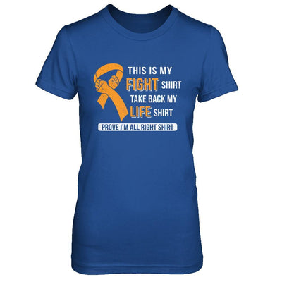 This Is My Fight Multiple Sclerosis Awareness-T-Shirt & Hoodie-Women's T-Shirt-Royal