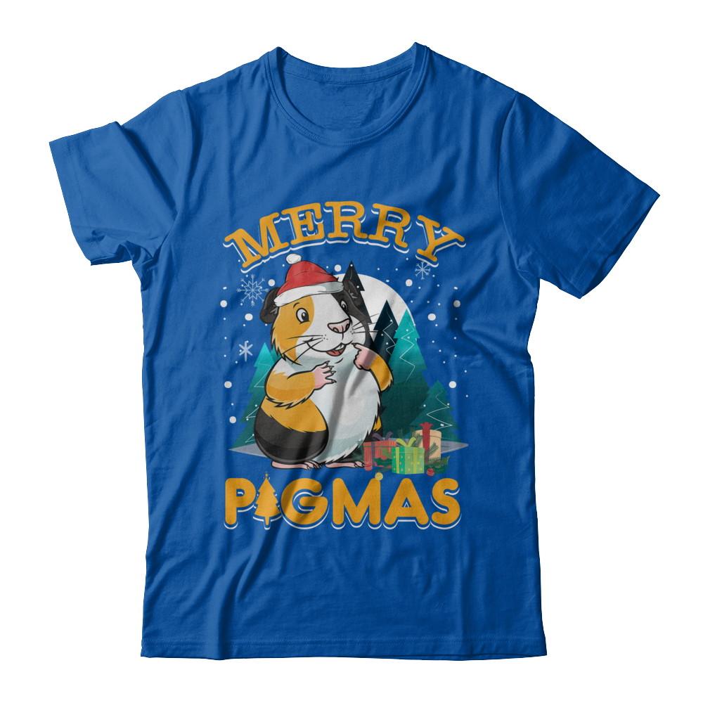 Merry Pigmas Funny Guinea Pig-T-Shirt & Hoodie-Premium T-Shirt-Royal
