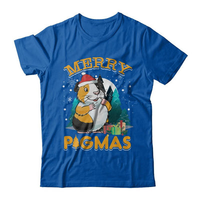 Merry Pigmas Funny Guinea Pig-T-Shirt & Hoodie-Premium T-Shirt-Royal