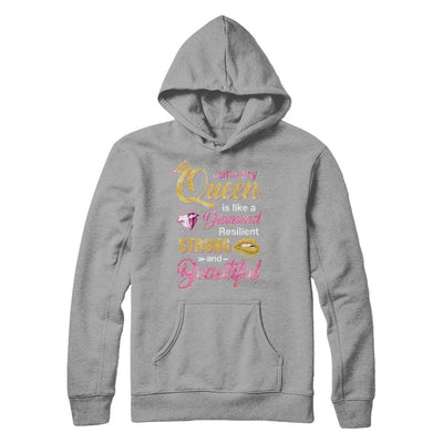 January Girls Queen Is Diamond Strong Beautiful-T-Shirt & Hoodie-Pullover Hoodie-Light Steel
