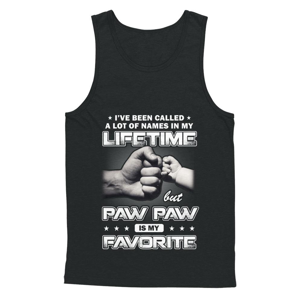 I've Been Called A Lot Of Names But Paw Paw Is My Favorite-T-Shirt & Hoodie-Unisex Tank-Black