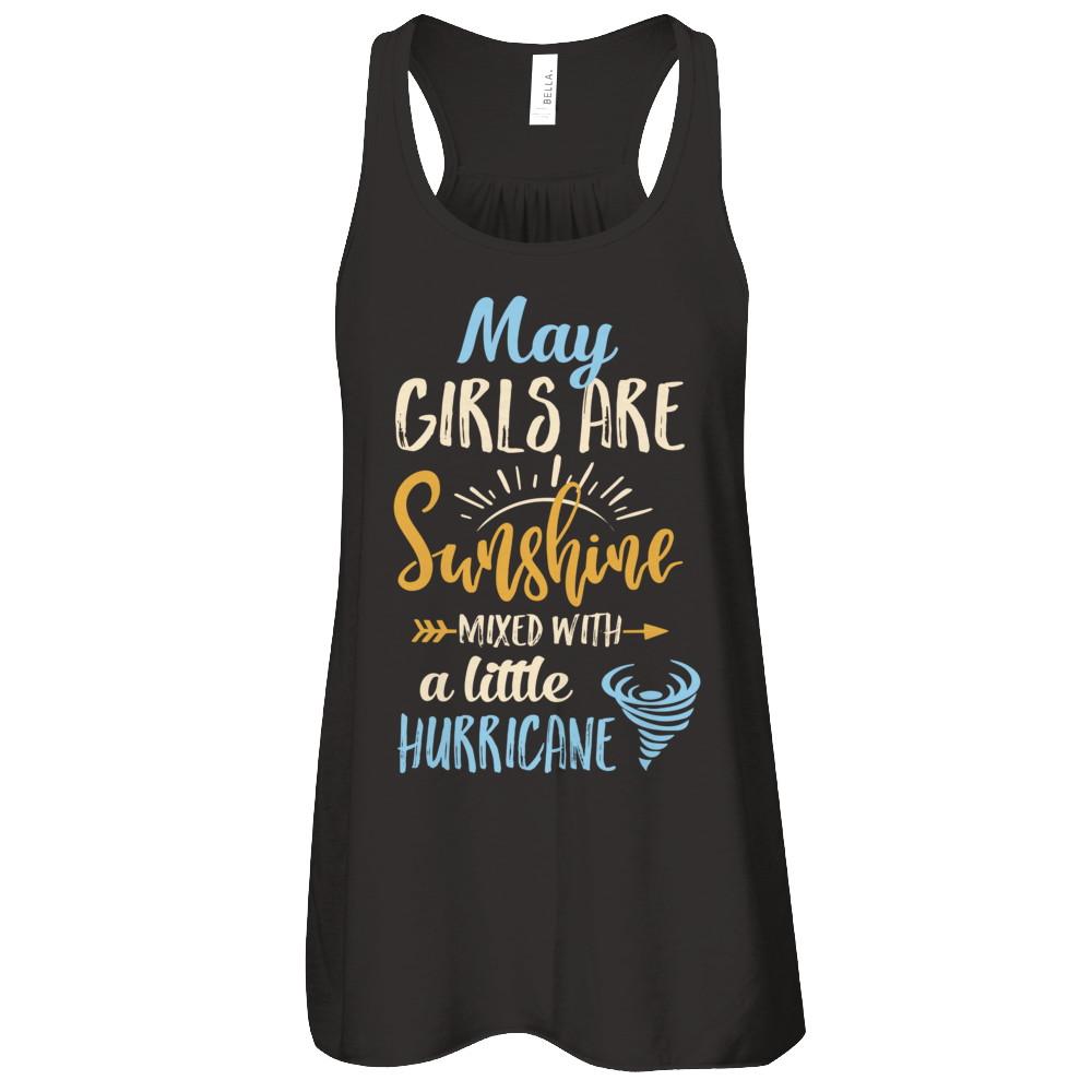May Girls Birthday Sunshine Mixed Little Hurricane