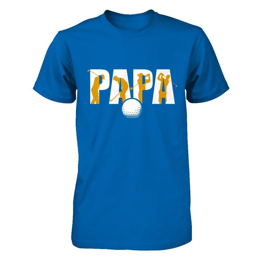 Golf Papa Father's Day-T-Shirt & Hoodie-Classic T-Shirt-Royal