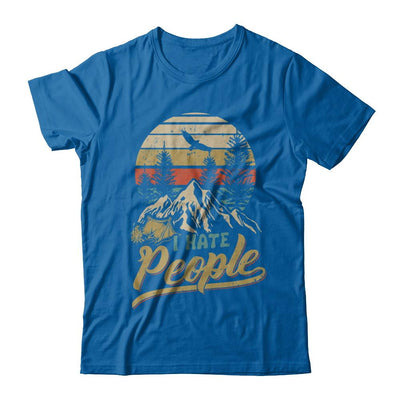 Camping I Hate People Camper Lovers-T-Shirt & Hoodie-Classic T-Shirt-Royal