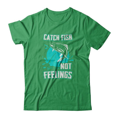 Catch Fish Not Feelings Fishing-T-Shirt & Tank Top-Premium T-Shirt-Kelly Green