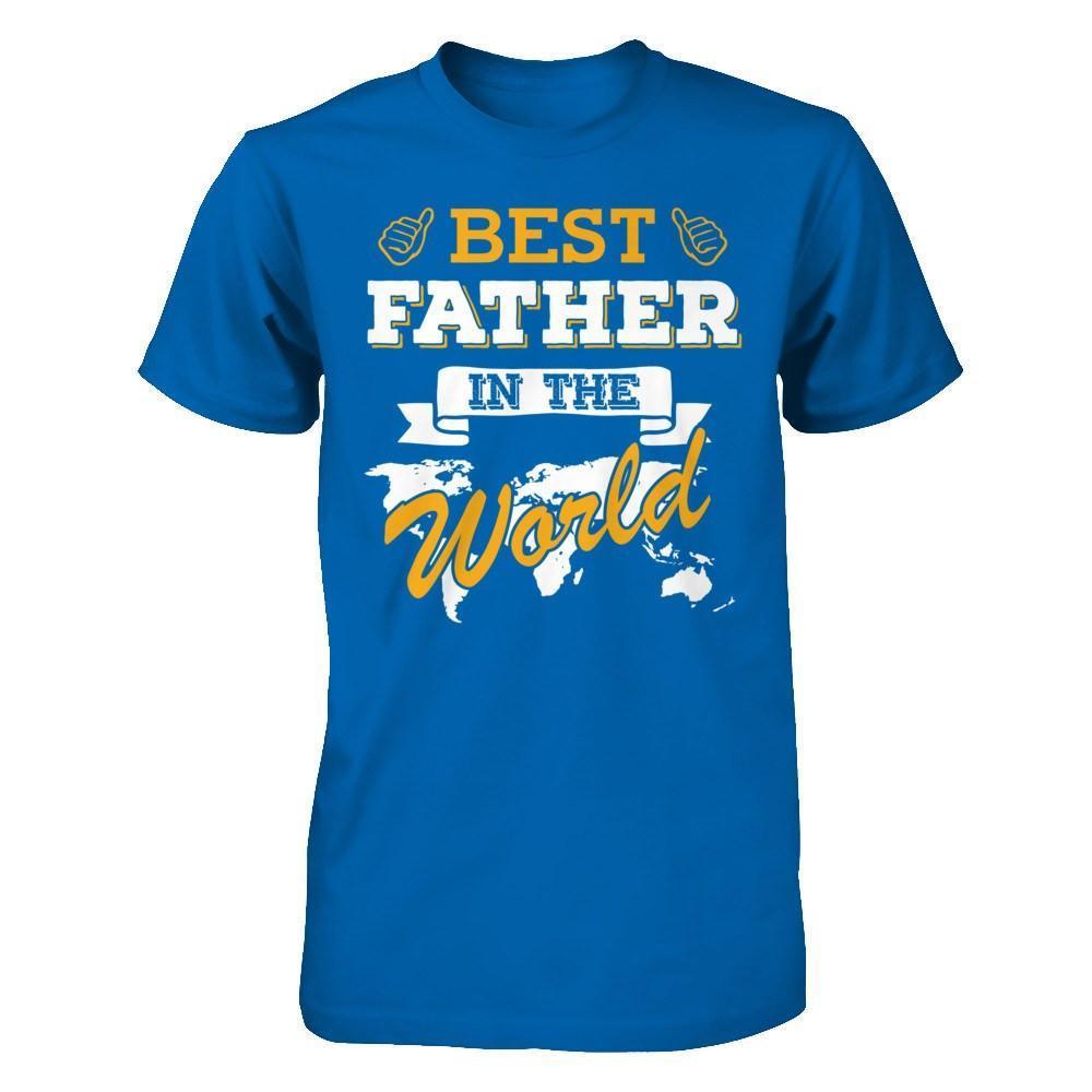 Best Father In The World-T-Shirt & Hoodie-Classic T-Shirt-Royal