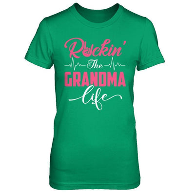 Rockin' The Grandma Life-T-Shirt & Hoodie-Women's T-Shirt-Irish Green