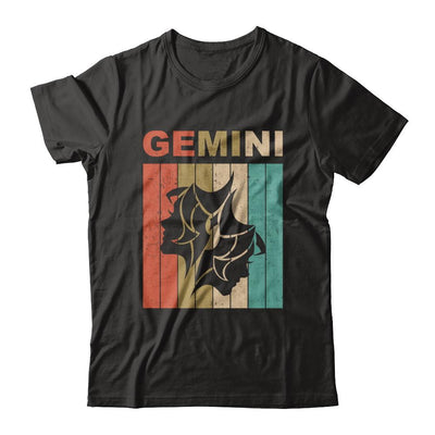 Vintage Gemini Zodiac May June Birthday Gift-T-Shirt & Hoodie-Classic T-Shirt-Black