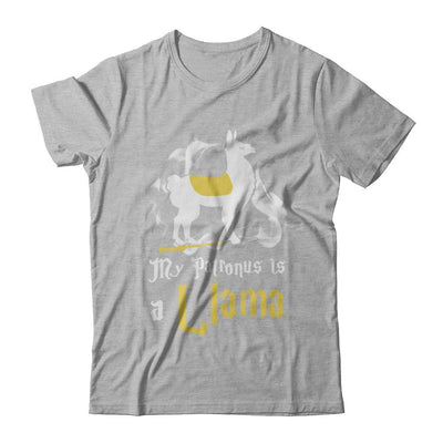 My Patronus Is A Llama-T-Shirt & Hoodie-Premium T-Shirt-Heather Gray