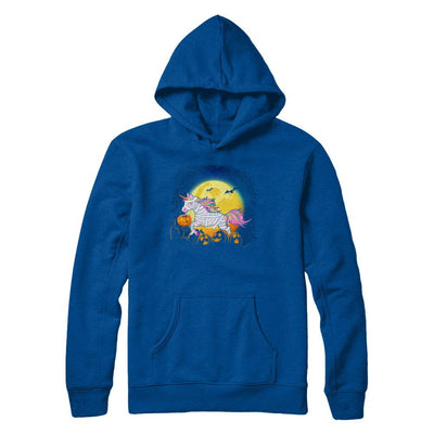 Halloween Pumpkin Unicorn Gift For Kids Girls-T-Shirt & Hoodie-Pullover Hoodie-Deep Royal