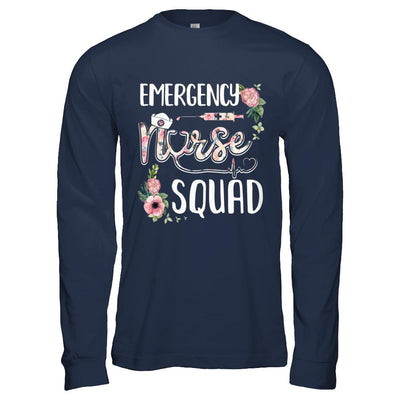 Nursing Emergency Nurse Squad-T-Shirt & Hoodie-Long Sleeve T-Shirt-Navy