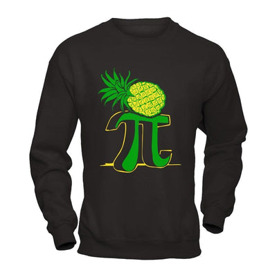 Funny Pi-Neapple Tshirt - Pi Day 2017 Gift Tee-T-Shirt & Hoodie-Crewneck Sweatshirt-Black
