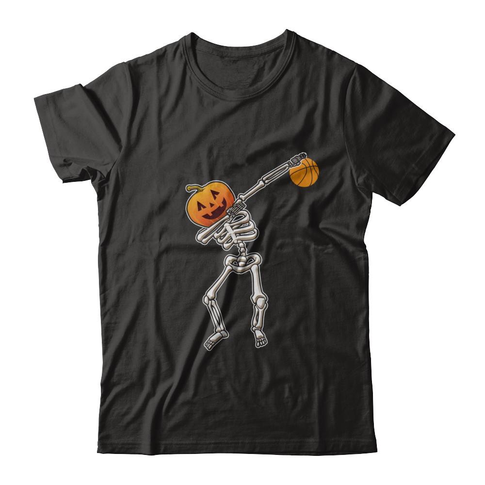 Halloween Dabbing Skeleton Basketball