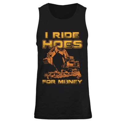 I Ride Hoes For Money-T-Shirt & Hoodie-Unisex Tank-Black
