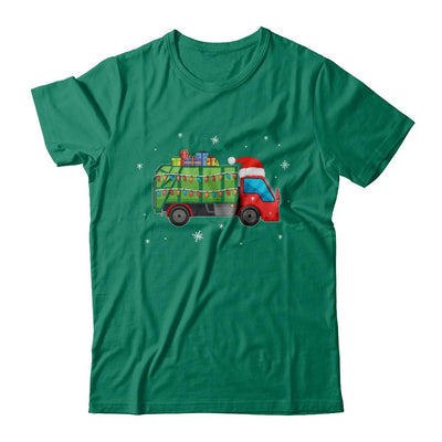 Garbage Truck Santa Hat Christmas Gifts-T-Shirt & Sweatshirt-Classic T-Shirt-Kelly Green