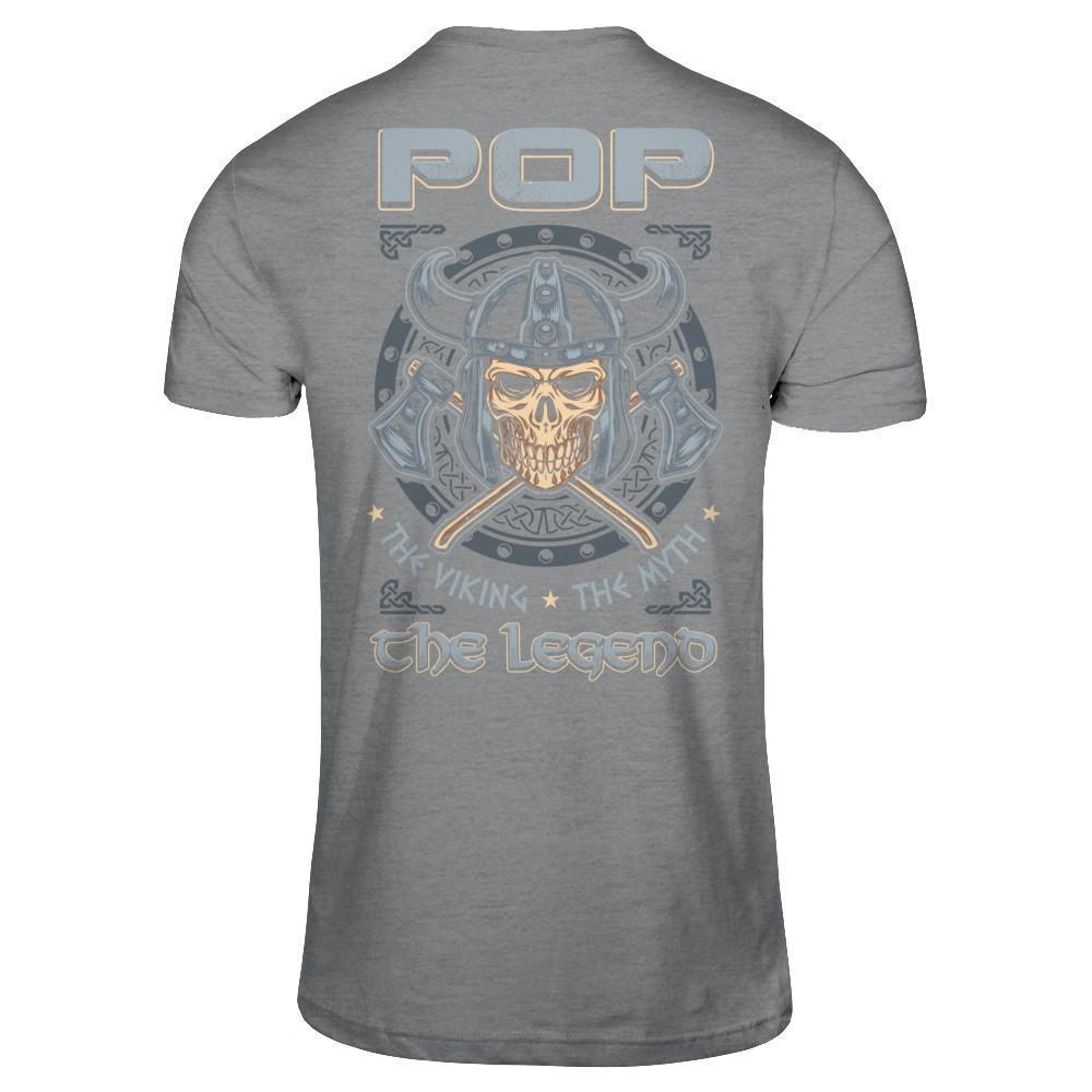 Pop The Viking The Myth The Legend-T-Shirt & Hoodie-Classic T-Shirt-Sport Grey
