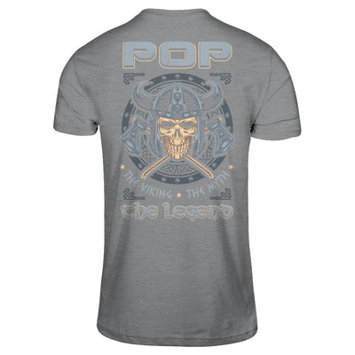 Pop The Viking The Myth The Legend-T-Shirt & Hoodie-Classic T-Shirt-Sport Grey