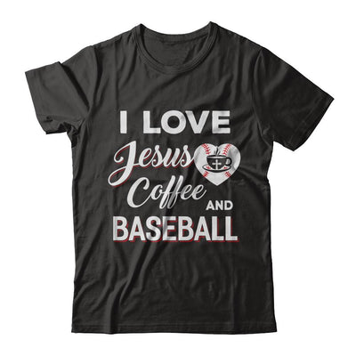 I Love Jesus Coffee & Baseball-T-Shirt & Sweatshirt-Premium T-Shirt-Black