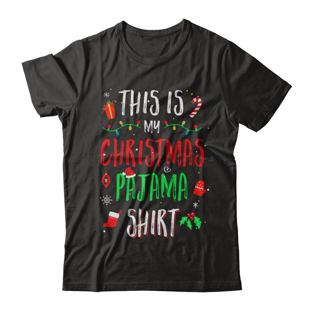 This Is My Christmas Pajama-T-Shirt & Sweatshirt-Premium T-Shirt-Black