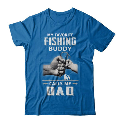 My Favorite Fishing Buddy Calls Me Dad Fish Fathers Day-T-Shirt & Hoodie-Classic T-Shirt-Royal