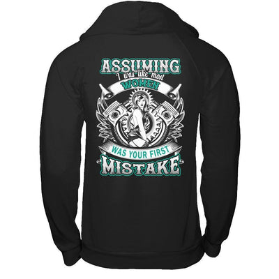 Assuming I Was Like Most Women Was Your First Mistake-T-Shirt & Hoodie-Pullover Hoodie-Black