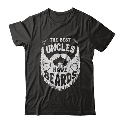 The Best Uncles Have Beards Bearded Uncle-T-Shirt & Hoodie-Classic T-Shirt-Black