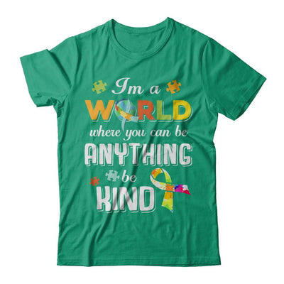In A World Where You Can Be Anything Be Kind Autism-T-Shirt & Hoodie-