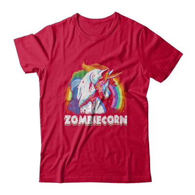 Zombiecorn Zombie Unicorn Halloween For Women-T-Shirt & Hoodie-Classic T-Shirt-Red