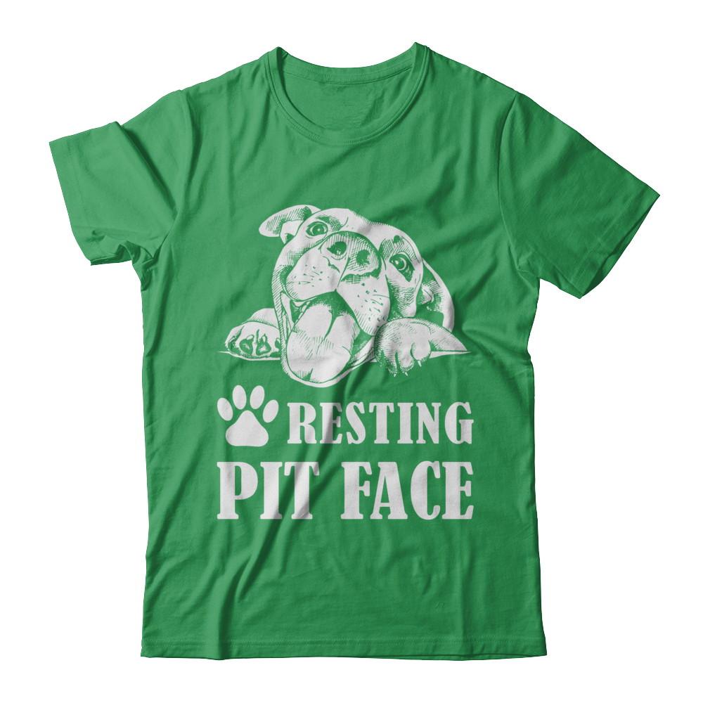 Resting Pit Face-T-Shirt & Hoodie-Premium T-Shirt-Kelly Green