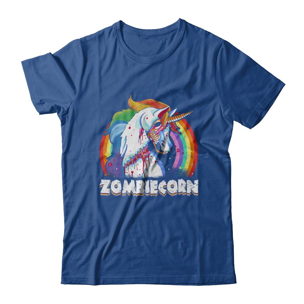 Zombiecorn Zombie Unicorn Halloween For Women-T-Shirt & Hoodie-Classic T-Shirt-Royal