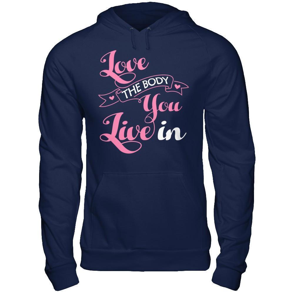 Love The Body You Live In-T-Shirt & Hoodie-Pullover Hoodie-Navy