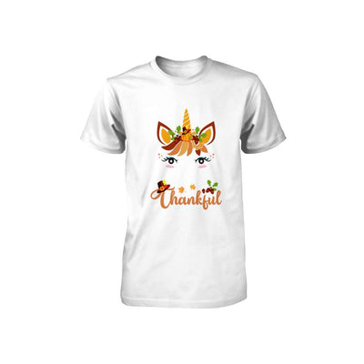 Thanksgiving Unicorn Pumpkin For Kids Youth-Youth Shirt-Toddler T-Shirt-White
