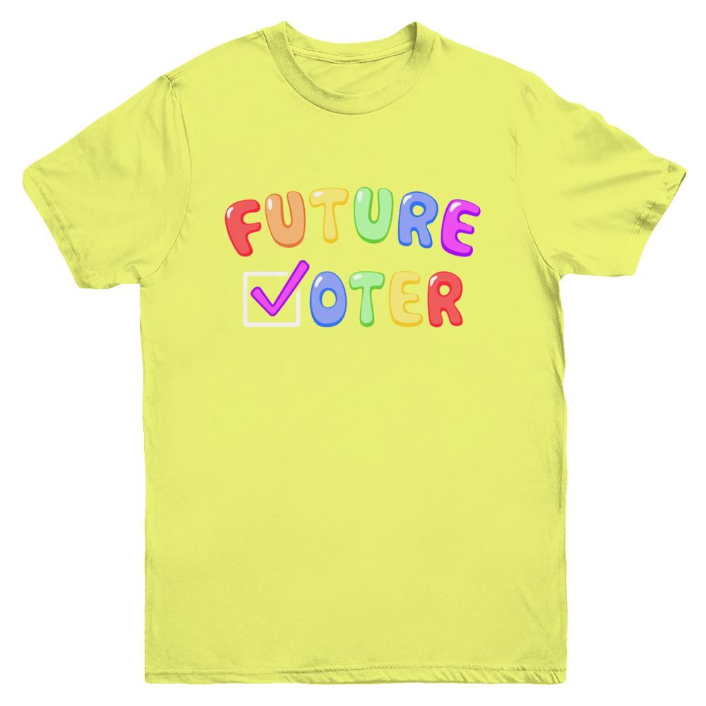 Voting Kids Vote Future Voter Rainbow Youth-Youth Shirt-Youth T-Shirt-Daisy