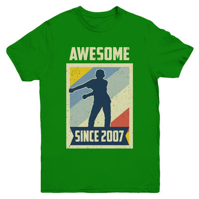 Vintage Floss 14th 2007 Birthday Gift for 14 Years Old Youth-Youth Shirt-Youth T-Shirt-Irish Green