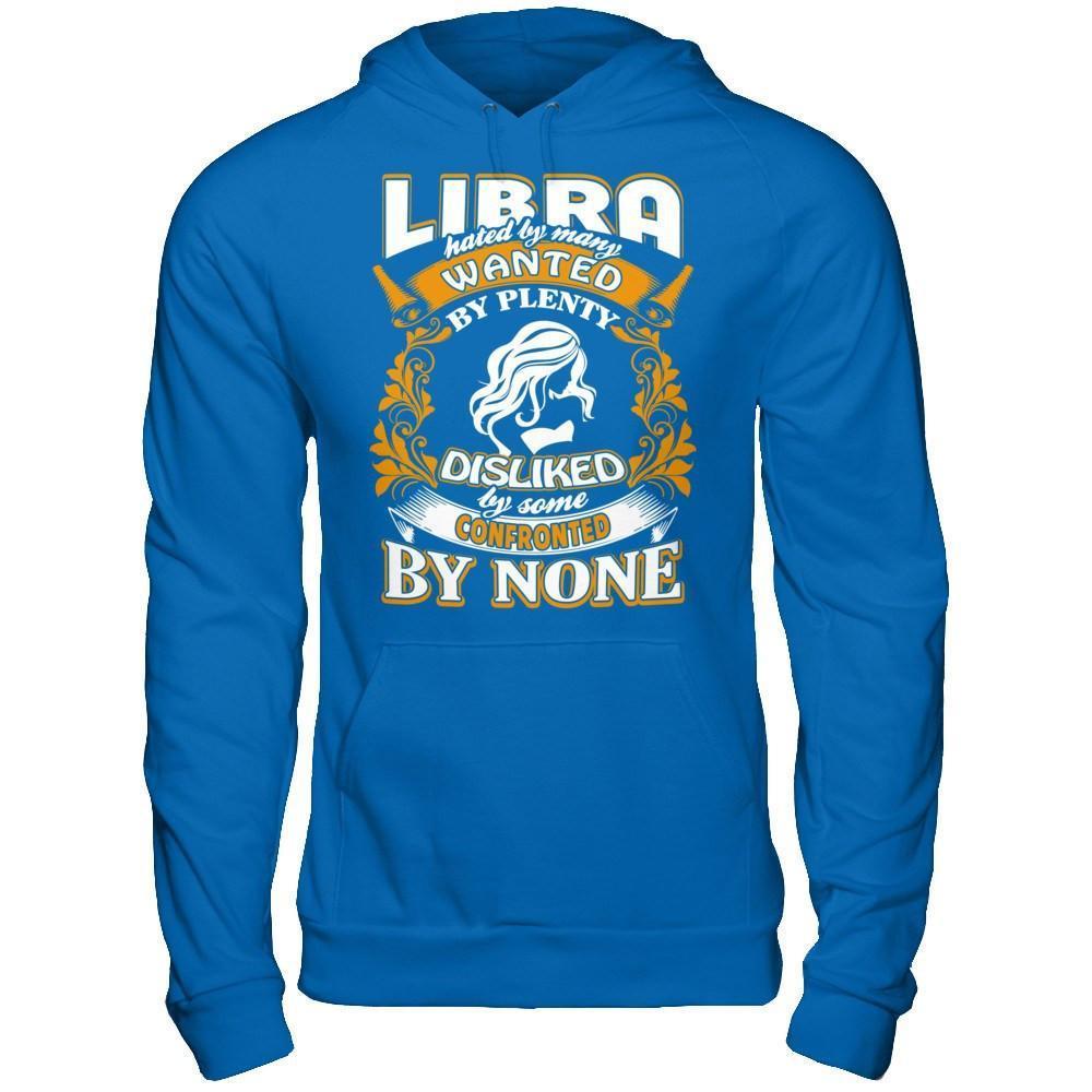 Libra Hated By Many Wanted By Plenty-T-Shirt & Hoodie-Pullover Hoodie-Royal