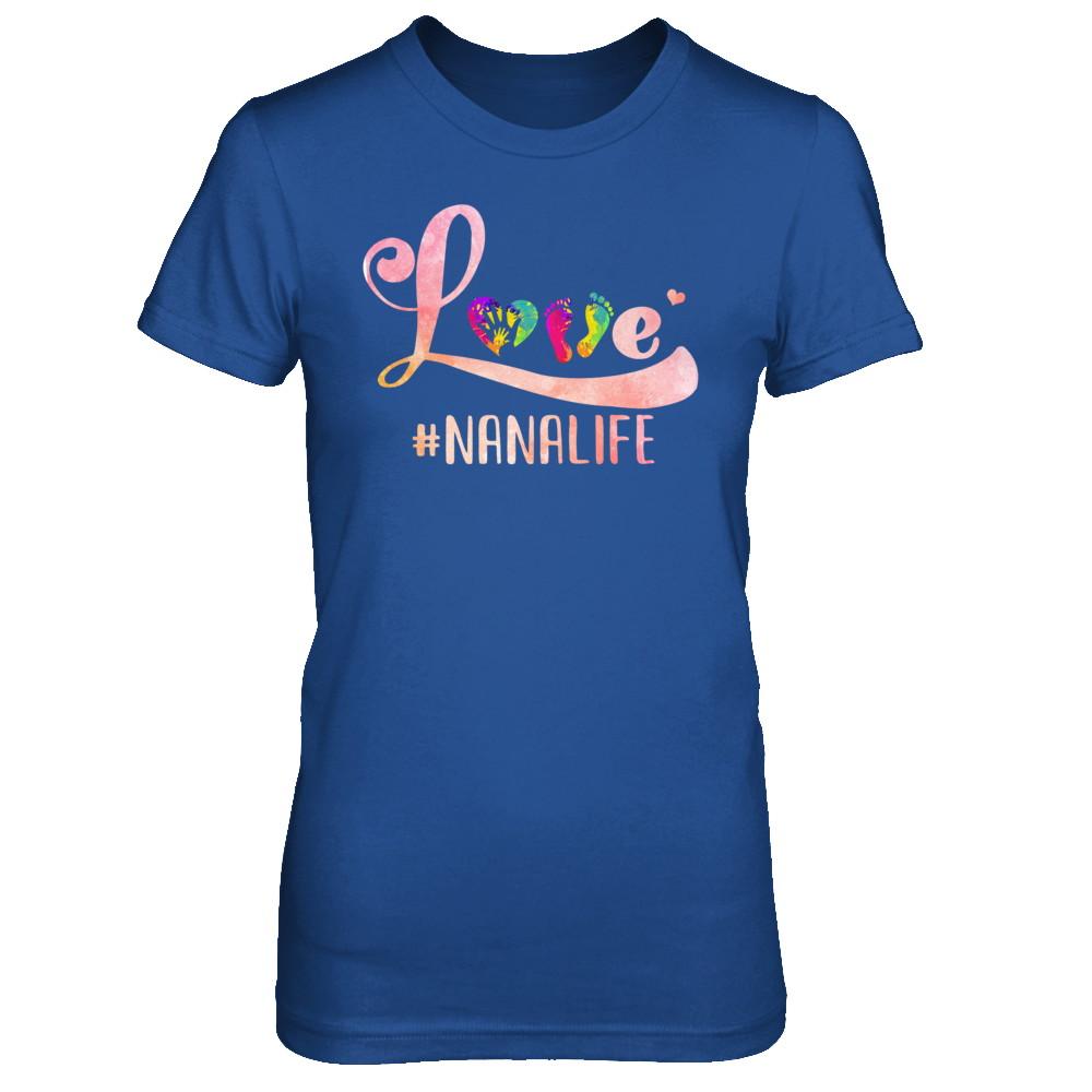 Love Nanalife Nana-T-Shirt & Hoodie-Women's T-Shirt-Royal